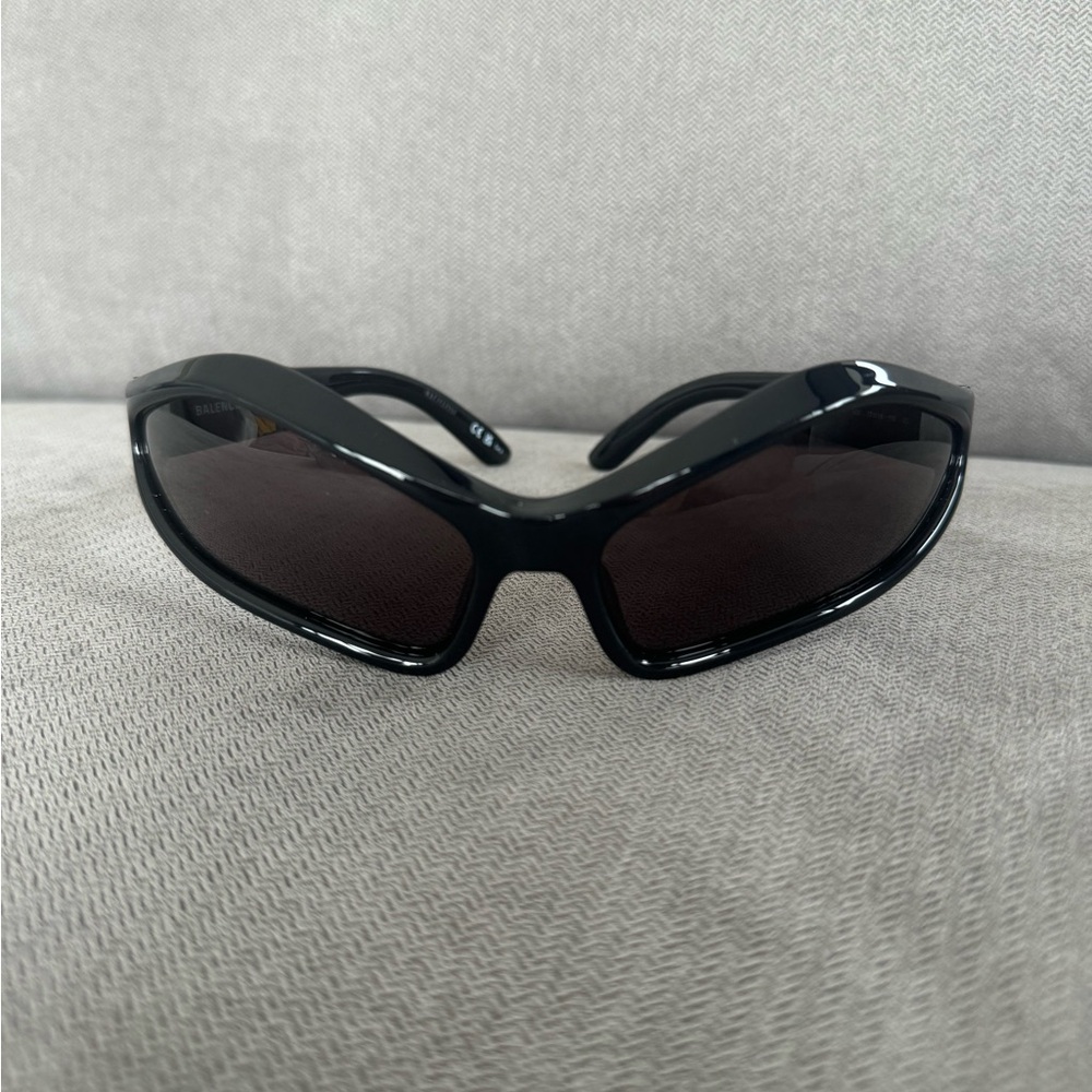 Balenciaga Fennec Oval-Frame Sunglasses